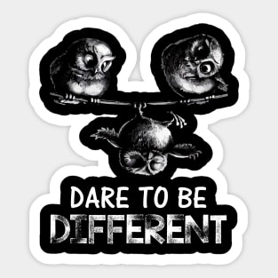 Owl dare to be different Sticker